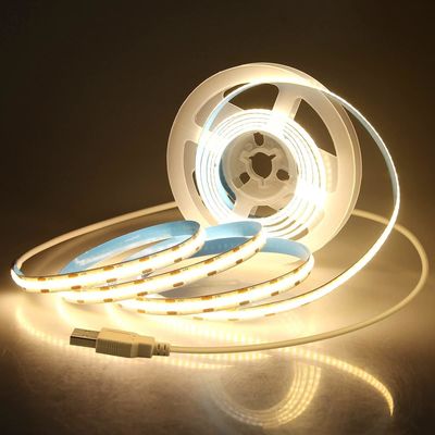 การเปลี่ยนสี 32.8FT LED Cob Strip Lights กับ 480 LED 24V Voltage CE / RoHS การรับรอง