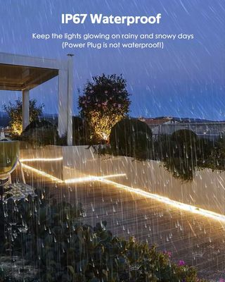 4.3 มิลลิเมตร ซีรี่ย์ LED Light Strip ที่สามารถติดต่อได้ สําหรับการส่องแสงในบ้านที่มีสีสัน