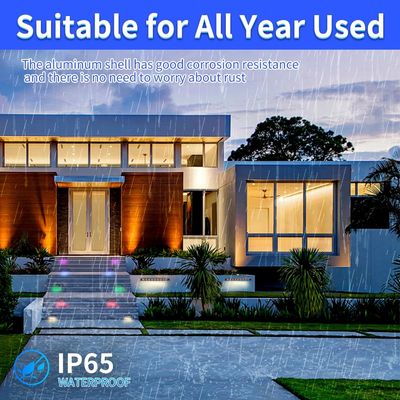 สีหลาย LED แต่งงานคริสต์มาสต์ วันเกิด ขั้นตอนแสงกลางแจ้งด้วยเซ็นเซอร์การเคลื่อนไหว