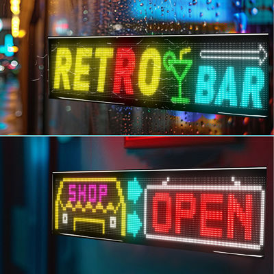 หน้าจอ LED ยืดหยุ่น ความสว่างสูง 3500 Nits การเชื่อมต่อบลูทูธ ขนาด 1330x192 มม.