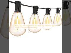 เพิ่มความหรูหราให้กับงานแต่งด้วยไฟฟ้าระเบียง และไฟฟ้า AC 110V/220V