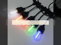 การติดตั้งสต๊อก ไฟ LED แรงแสงอาทิตย์ภายนอก หลอดไฟกระจกแข็งสําหรับการส่องแสงที่ทนต่ออากาศ